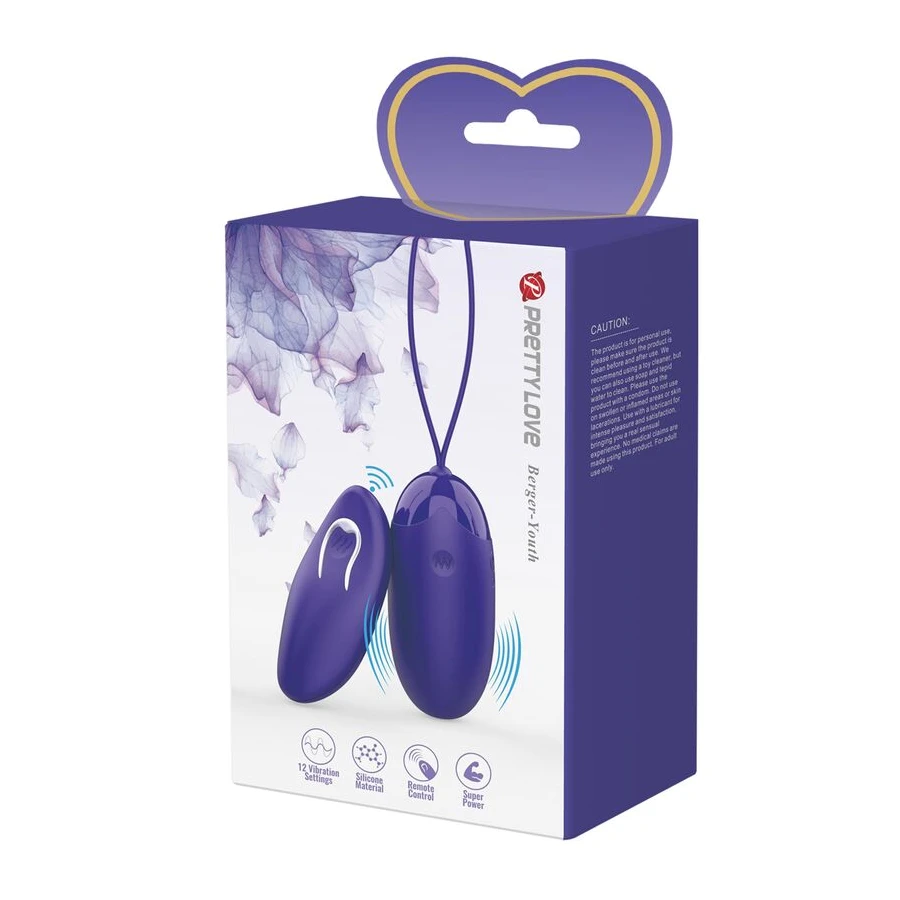 PRETTY LOVE - BERGER YOUTH VIOLANDO OVO DE CONTROLE REMOTO VIOLETA